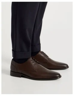 Blaq Lucian Dress Lace Up Shoes in Brown