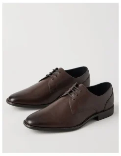 Blaq Lucian Dress Lace Up Shoes in Brown