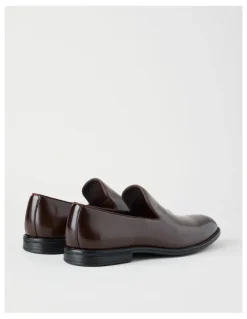 Blaq Mason Dress Loafers in Dark Brown