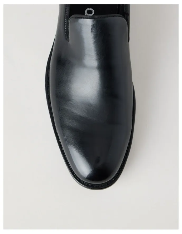 Blaq Mason Dress Loafers in Black