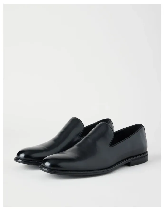 Blaq Mason Dress Loafers in Black