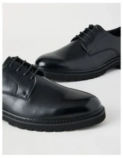 Blaq Nico Chunky Lace Up in Black