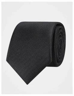 Blaq Poly Textured Tie