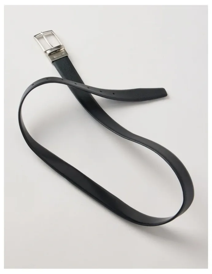 Blaq Saffiano/Smooth Dress Belt Belt Black/Black