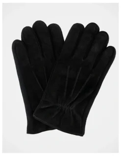 Blaq Suede Gloves Winter Accessory Black