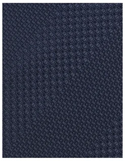 Blaq Textured Stripe Tie in Navy