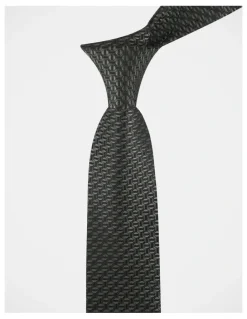 Blaq TwoTone Tie in Moss Green