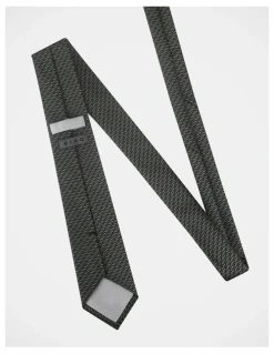 Blaq TwoTone Tie in Moss Green