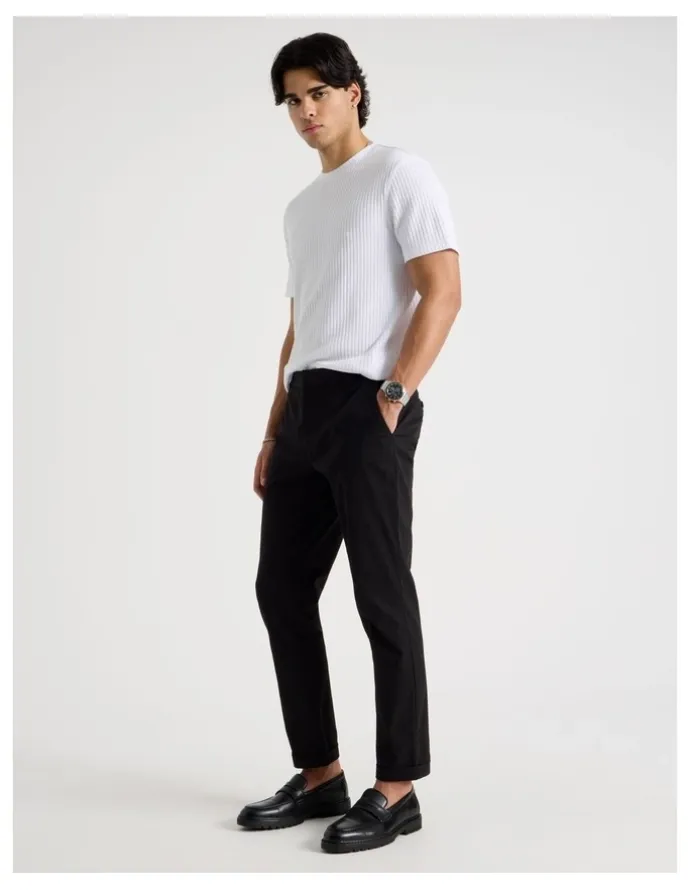 Blaq Ankle Pant in Black