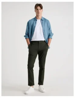 Blaq Ankle Pant in Khaki