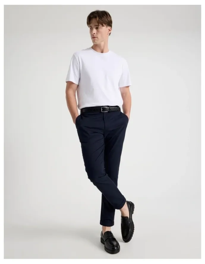 Blaq Ankle Pant in Navy