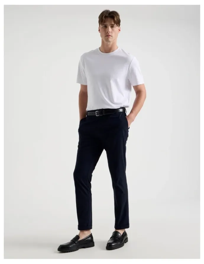 Blaq Ankle Pant in Navy