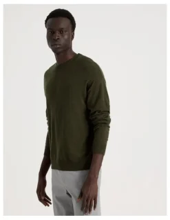 Blaq Crew Neck Knit in Green