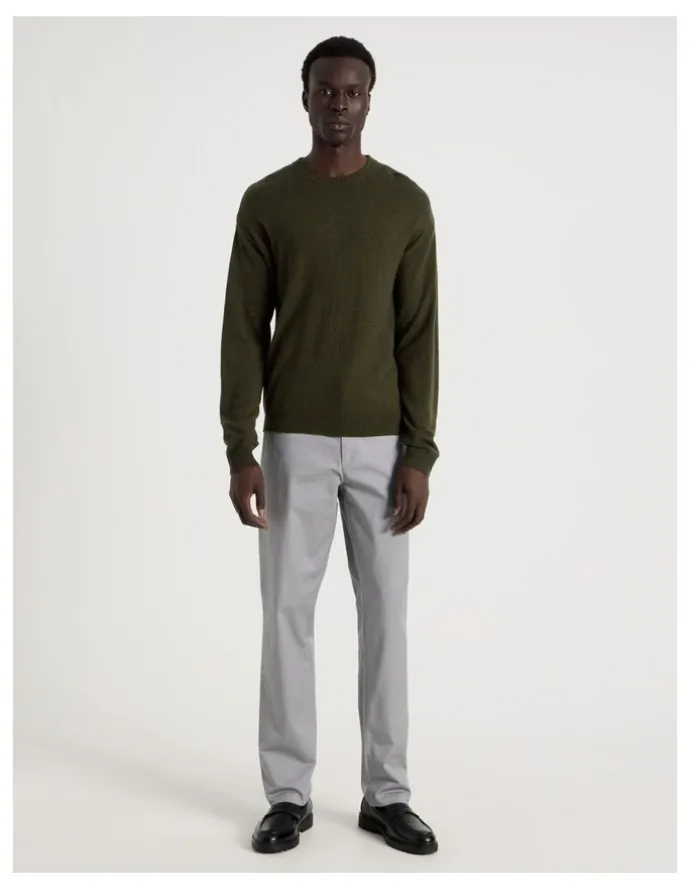 Blaq Crew Neck Knit in Green