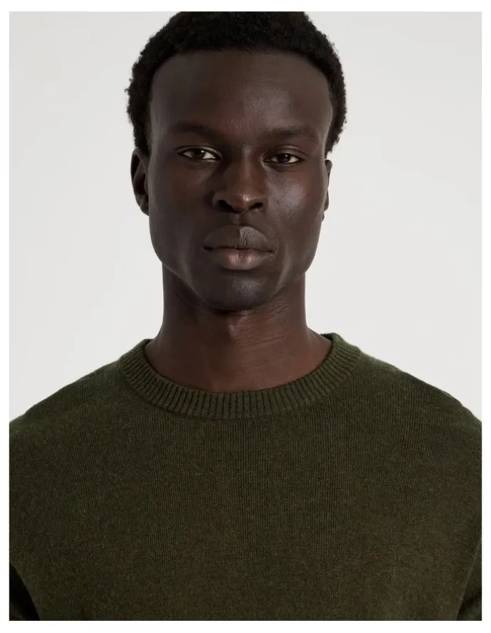 Blaq Crew Neck Knit in Green