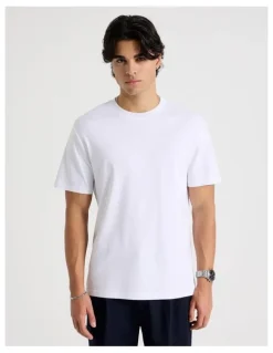 Blaq Crew Neck T-Shirt in White