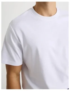 Blaq Crew Neck T-Shirt in White