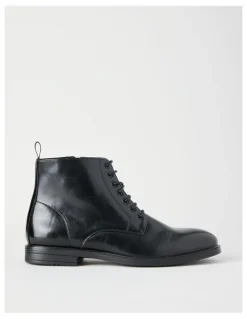 Blaq Oliver Lace Up Dress Boot in Black