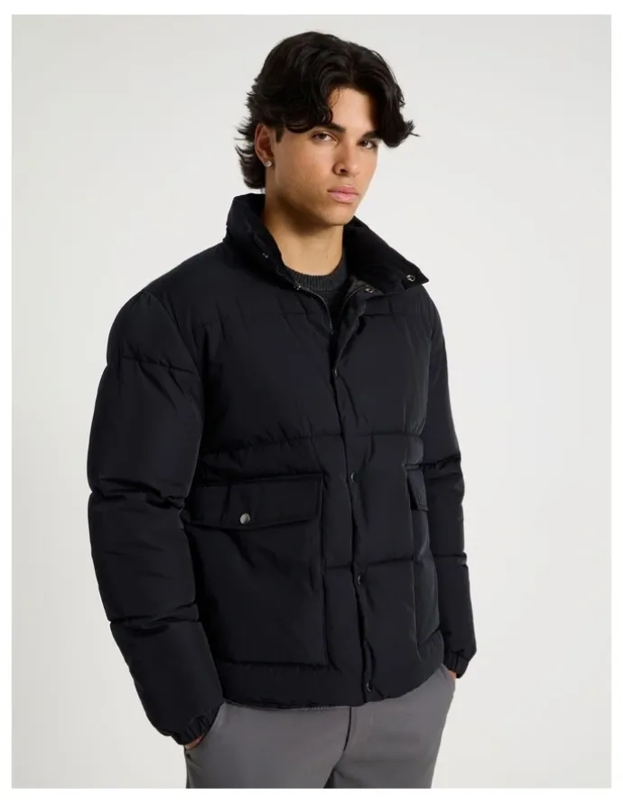Blaq Puffer Jacket in Black