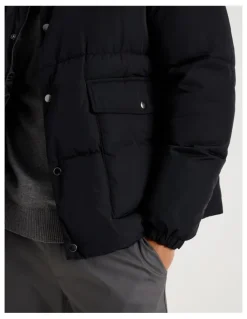 Blaq Puffer Jacket in Black