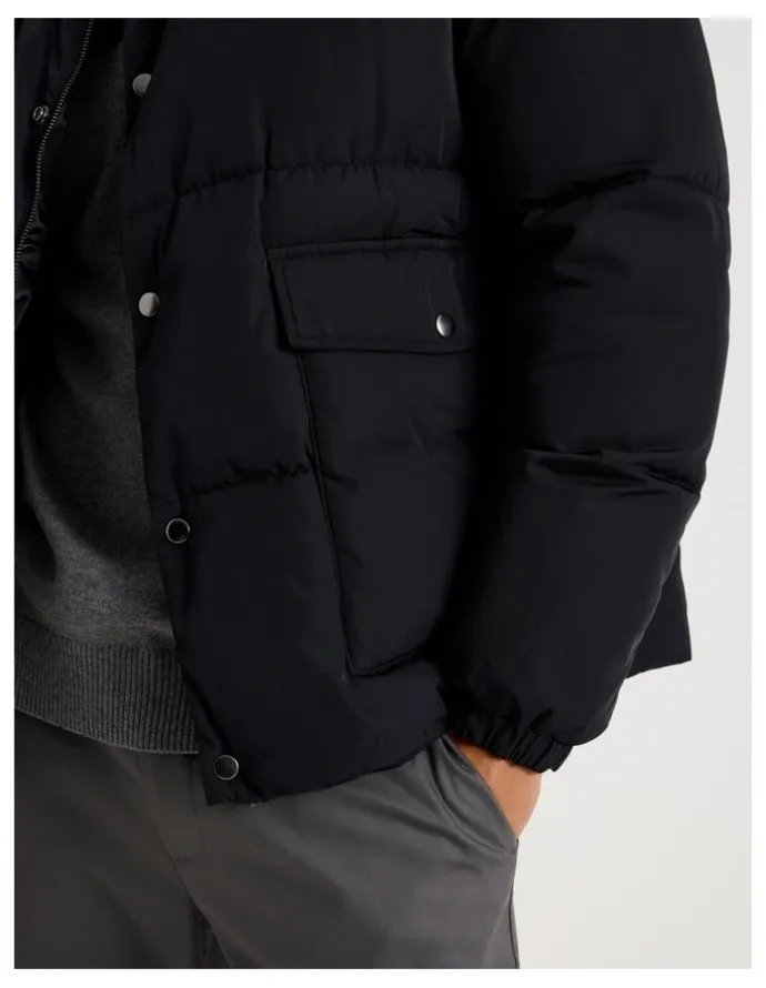 Blaq Puffer Jacket in Black