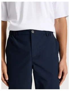 Blaq Regular Fit Travel Trouser in Navy