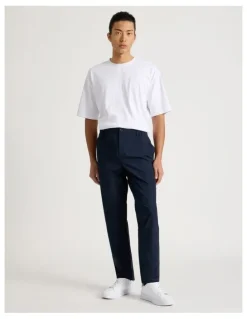 Blaq Regular Fit Travel Trouser in Navy