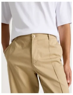 Blaq Relaxed Asymmetric Pant in Beige