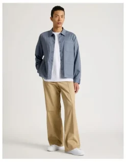 Blaq Relaxed Asymmetric Pant in Beige