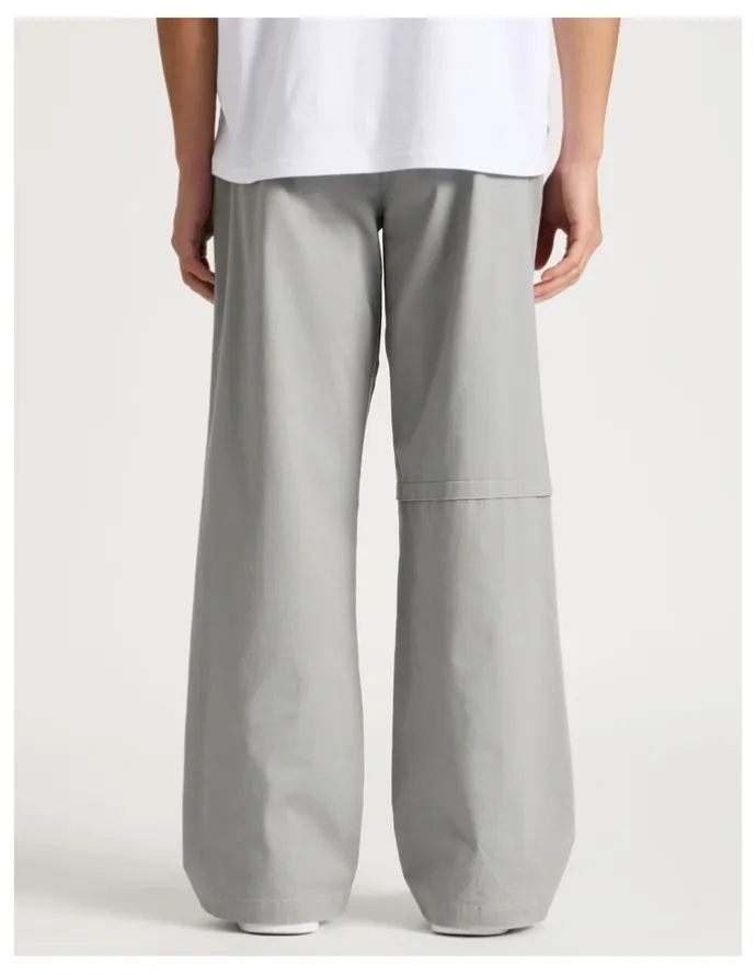 Blaq Relaxed Asymmetric Pant in Grey