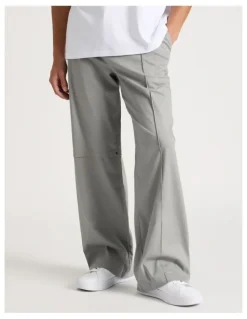 Blaq Relaxed Asymmetric Pant in Grey