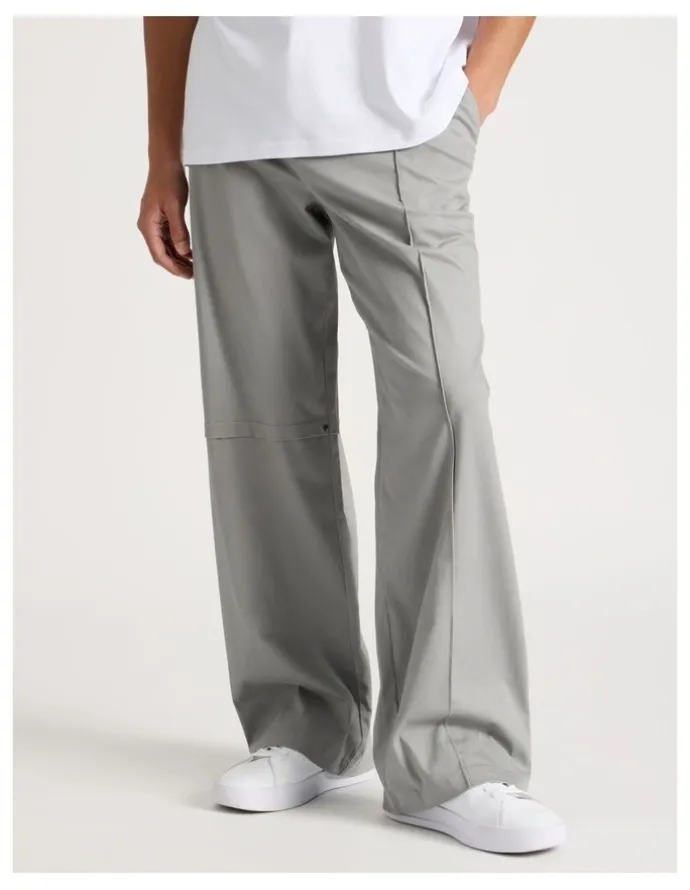Blaq Relaxed Asymmetric Pant in Grey