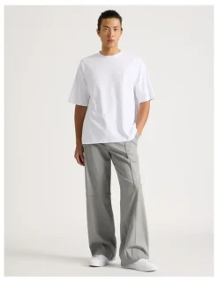 Blaq Relaxed Asymmetric Pant in Grey