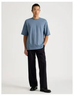 Blaq Relaxed Fit T-Shirt in Blue