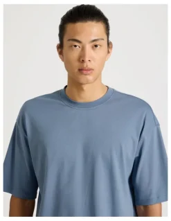 Blaq Relaxed Fit T-Shirt in Blue
