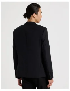 Blaq Single Breasted Blazer in Black