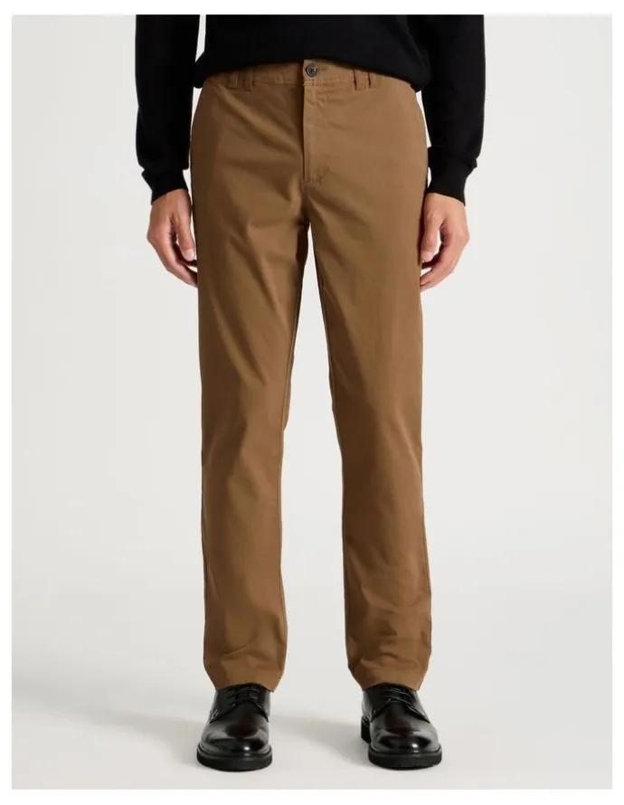 Blaq Slim Fit Chino Pant Camel