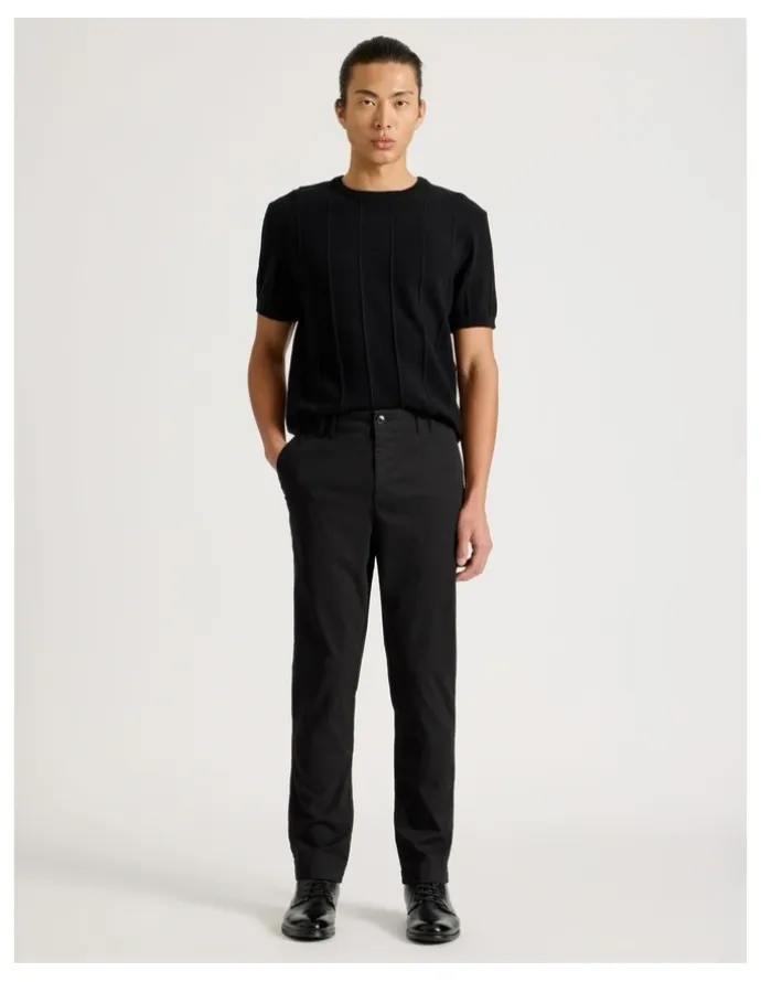 Blaq Slim Fit Chino Pant in Black