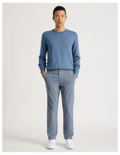 Blaq Slim Fit Chino Pant in Blue