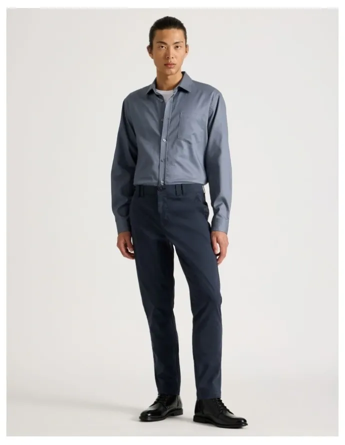 Blaq Slim Fit Chino Pant in Navy