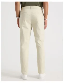 Blaq Slim Fit Dress Chino Pant in Beige