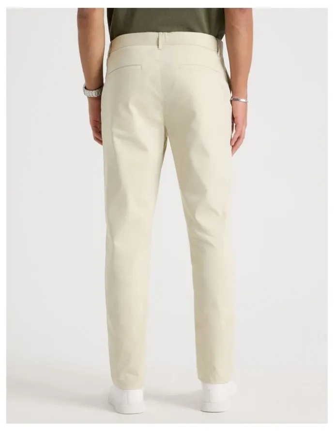 Blaq Slim Fit Dress Chino Pant in Beige