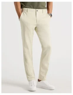 Blaq Slim Fit Dress Chino Pant in Beige