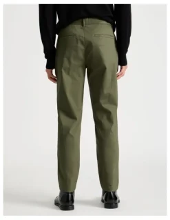Blaq Slim Fit Dress Chino Pant in Olive