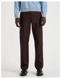 Blaq Slim Fit 5 Pocket Pant in Brown