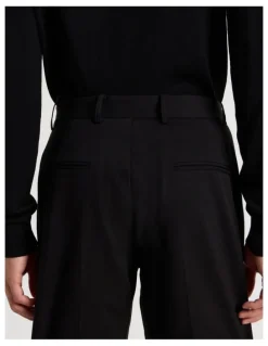 Blaq Slim Fit Tailored Trouser in Black