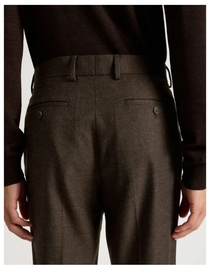 Blaq Tailored Trousers in Brown