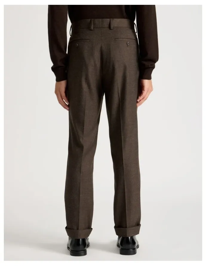 Blaq Tailored Trousers in Brown