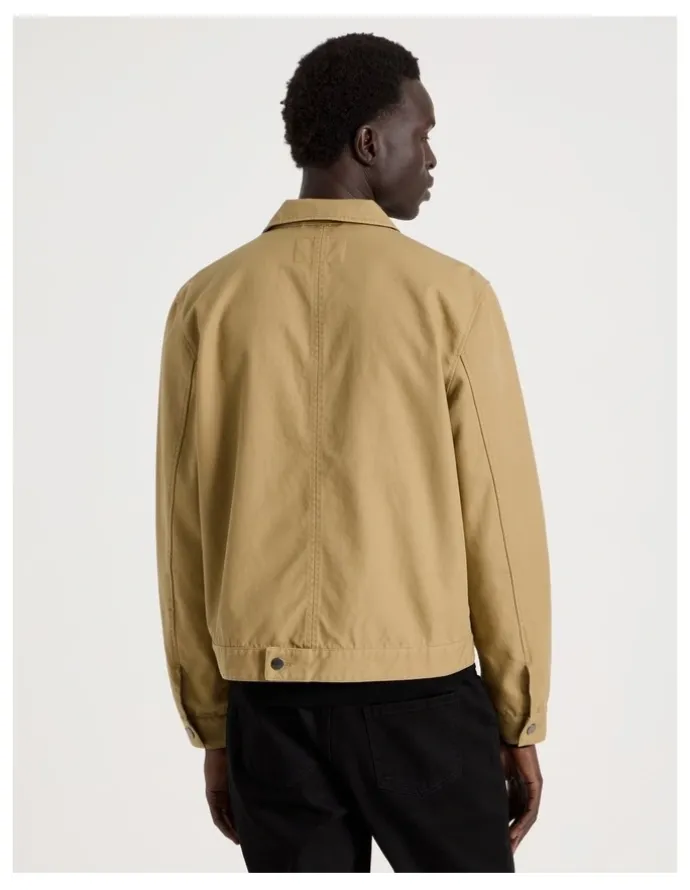 Blaq Trucker Jacket in Beige