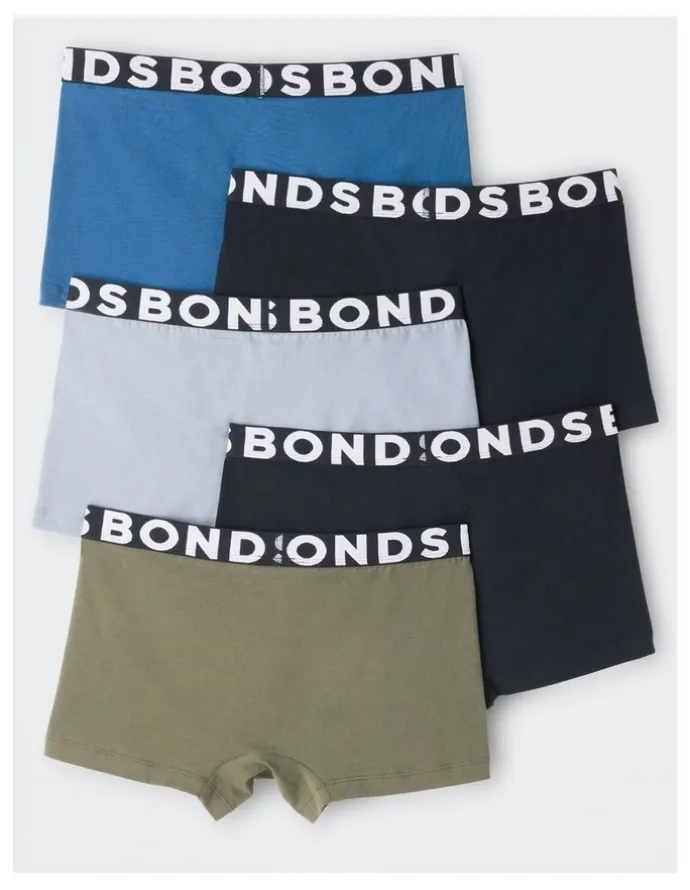 Bonds 5 Pack Classic Trunks